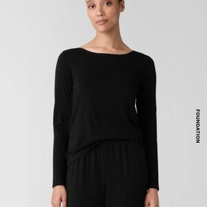 Eileen Fisher stretch silk top XL good condition